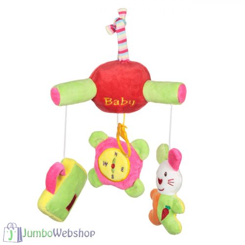 Felhúzható zenélő babajáték - babaágyhoz akaszható játék 