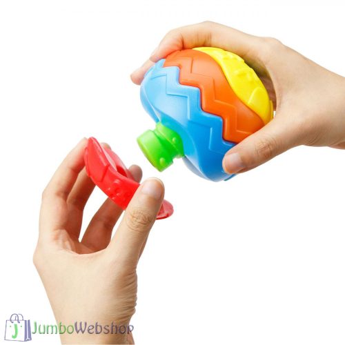 Színes oktató puzzle labda 