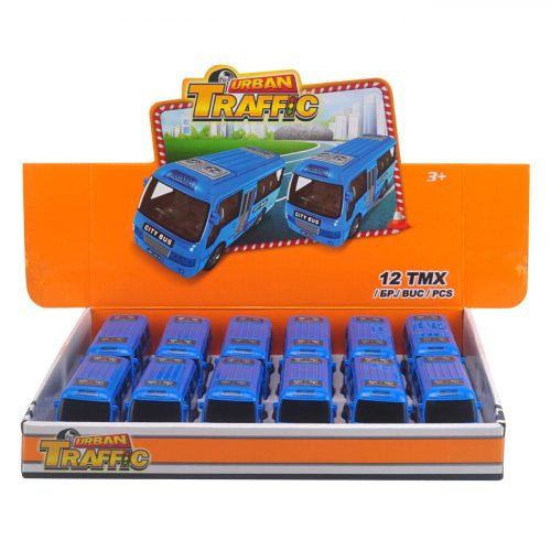 City Bus Blue 12x4x5 cm