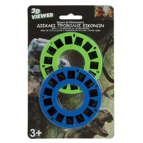 3D Viewer korongok - Űrutazás és Dinoszauruszok - 2 db