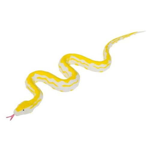 Nyújtható Boa Kígyó Játék, Sárga, 40 cm