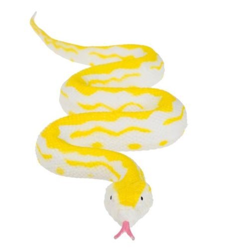Nyújtható Boa Kígyó Játék, Sárga, 40 cm