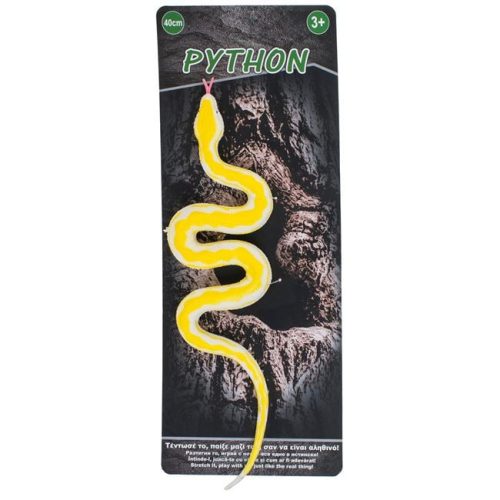 Nyújtható Boa Kígyó Játék, Sárga, 40 cm