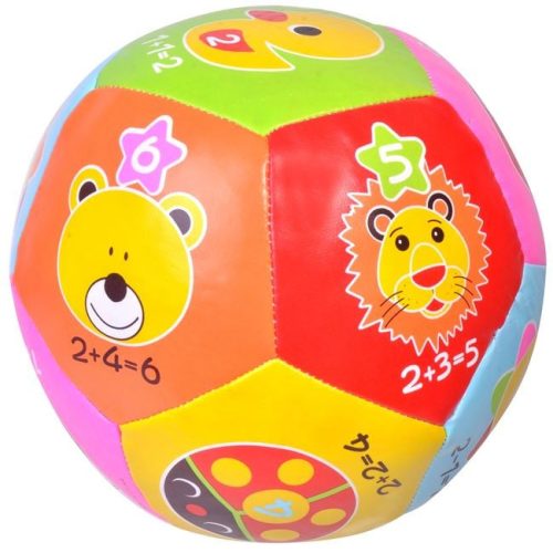 Állatos Csörgő Labda - 17 cm