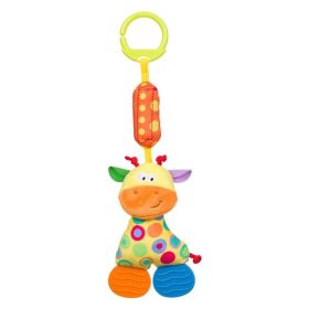   Függeszthető zsiráf bébijáték rágókával és csörgővel, 35 cm