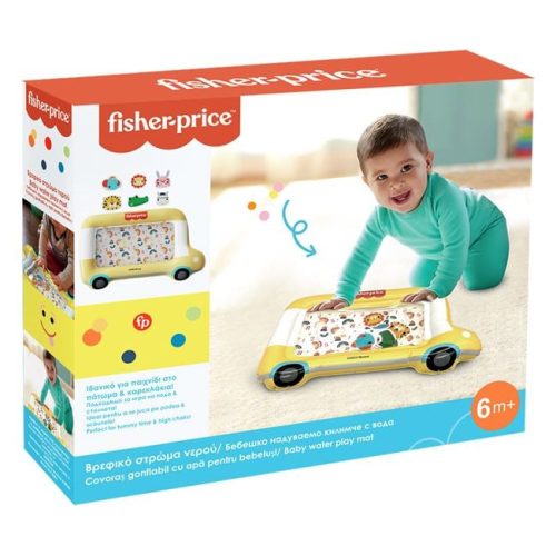 Fisher-Price Busz Formájú Vízzel Tölthető Játszószőnyeg Babáknak