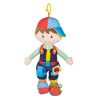 Oktató puha rongybaba fiú - 40 cm
