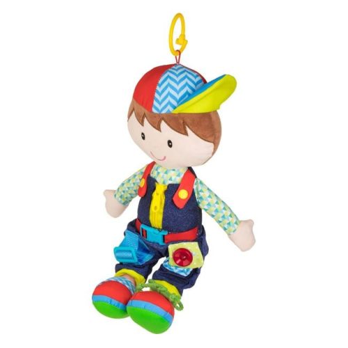 Oktató puha rongybaba fiú - 40 cm