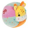Fisher-Price Puha Textil Csörgőlabda Zsiráfos Mintával - 12 cm