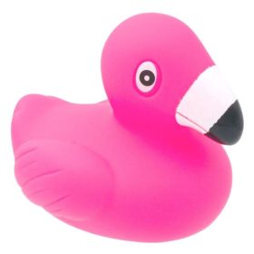 Fukszia színű műanyag flamingó figura - 6 cm