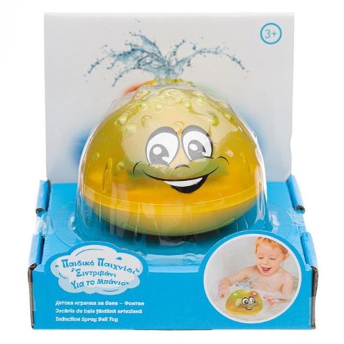Sárga Szökőkút Fürdőjáték Fényekkel