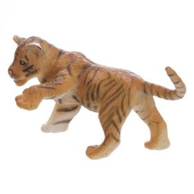   Vadállat Kölykök Figura Készlet - Tigris, Leopárd, Elefánt és Panda 5cm