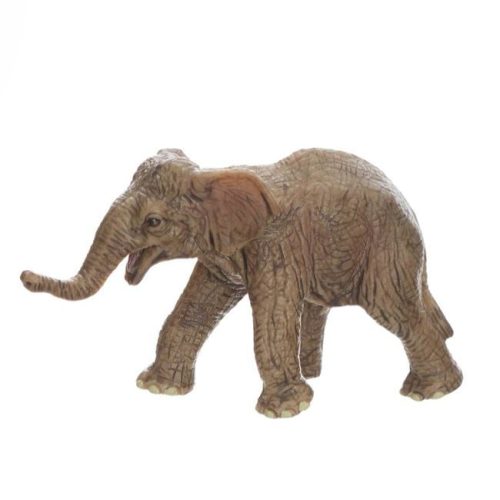 Vadállat Kölykök Figura Készlet - Tigris, Leopárd, Elefánt és Panda 5cm