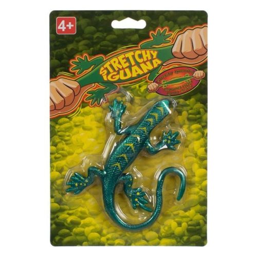 Nyújtható zöld iguána játék - 24 cm