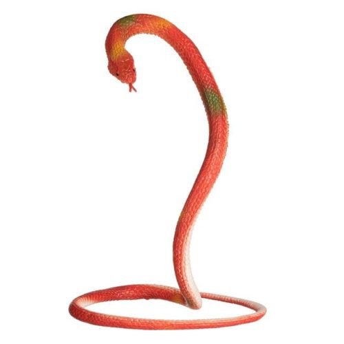 Piros-zöld játék kígyó, 70 cm