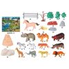 Vadállat figura készlet műanyagból - 50 darabos