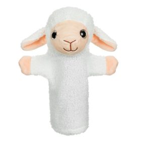 Fehér Bárány Plüss Bábu Bábszínházhoz - 28 cm