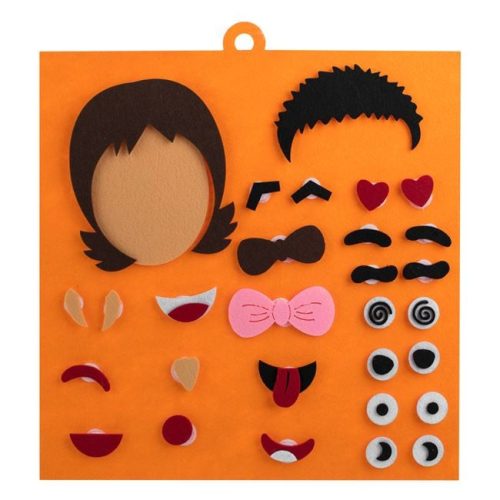 Érzelmek Tanulása Oktató Játék - Kreatív Filctábla 35x35cm