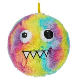Színes Szőrös Labda 3D Szemű Szörnyeteg Mintával 22cm