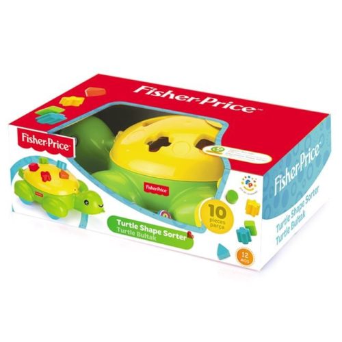 Fisher-Price teknős készségfejlesztő formaillesztő játék
