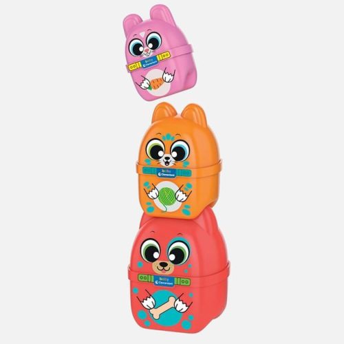 Clementoni „Mi van belül?” 2 az 1-ben baba készségfejlesztő állatkák