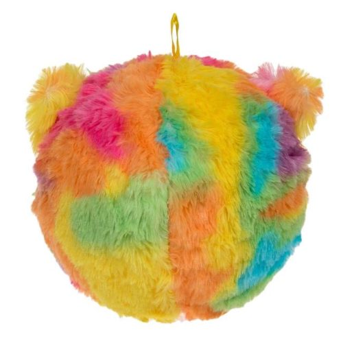 Színes Plüsslabda 3D Füles Róka Mintával, 15 cm