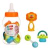 Biberon Formájú Csörgő és Rágóka Készlet - 7 db