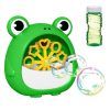 Béka formájú buborékfújó gép - Lime zöld, 50ml utántöltővel