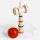 Fa Kendama 17x6,5 cm, piros golyóval