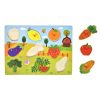 Fa Berakós Puzzle - Zöldségek és Gyümölcsök (9 részes) 30x22cm