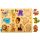 Fa Berakós Puzzle Dzsungel Állatok (11 darabos) - 30x22cm