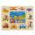Fa puzzle közlekedési eszközökkel (10 darabos) 30x22cm