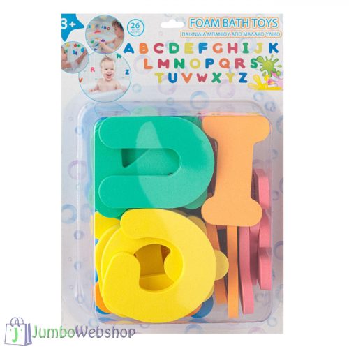 Fűrdőjáték - habszivacs angol ABC - 26 db