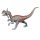 Dilophosaurus dinoszaur figura fény- és hangeffektekkel - 35 cm