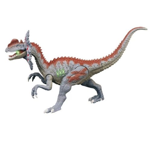 Dilophosaurus dinoszaur figura fény- és hangeffektekkel - 35 cm