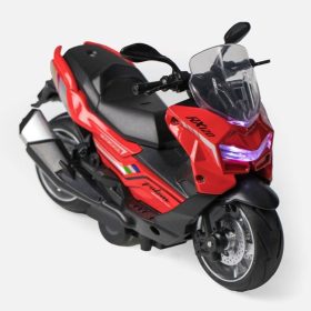 Piros játék robogó fényeffekttel