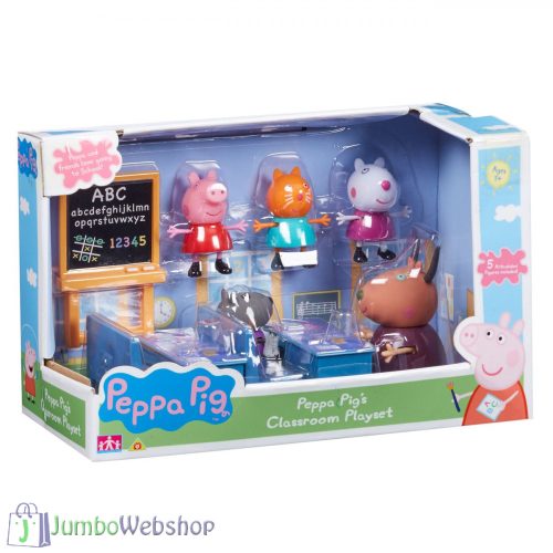 Peppa malac - osztalyterem - iskola