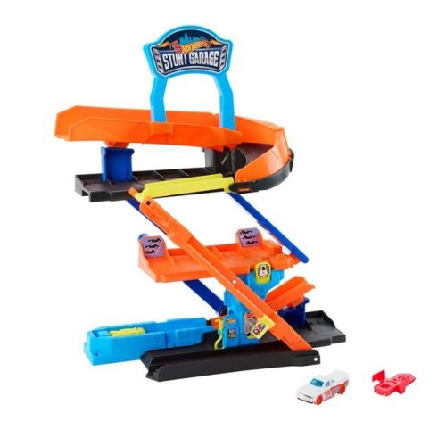 Hot Wheels City 2 az 1-ben Átalakítható Garázs és Versenypálya - Mattel