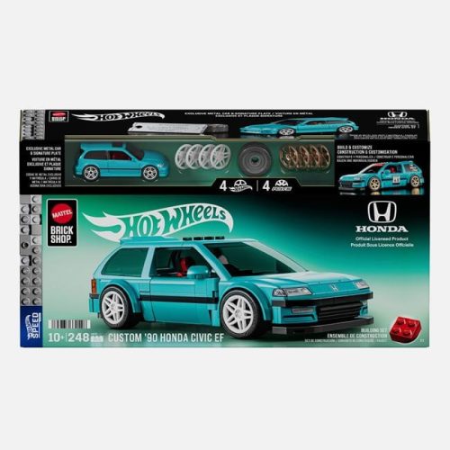 Hot Wheels Speed Series Brick Shop Összeszerelhető '90 Honda Civic - Mattel