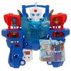 Átalakuló óriásrobot 10 figurával, fénnyel és hanggal