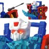 Átalakuló óriásrobot 10 figurával, fénnyel és hanggal