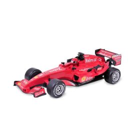 Lendkerekes Forma-1 Versenyautó Hanggal - Piros, 1:18