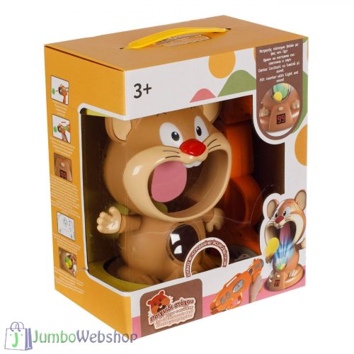 Hörcsögös célbalövő számlálóval, fényekkel