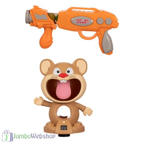 Hörcsögös célbalövő számlálóval, fényekkel