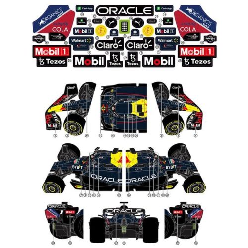 Red Bull Forma-1 Távirányítós Versenyautó Kormánykerékkel 1:12