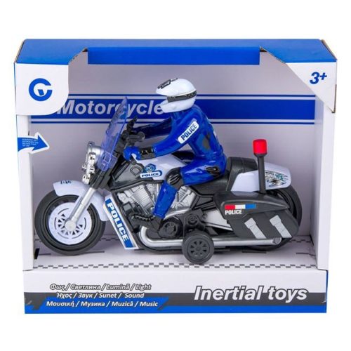Rendőrségi motoros játékfigura