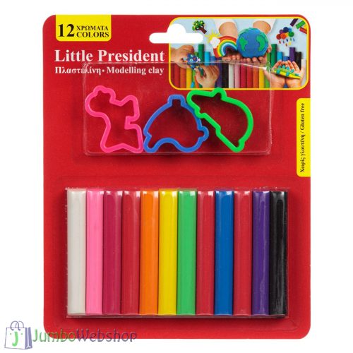 Gyurma csomag különböző színekkel és formákkal 15db