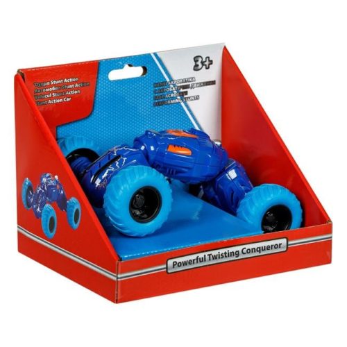 Kék Stunt Action Akrobata Autó - 14.5 cm