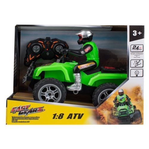 Távirányítós Toy ATV Vezetővel, Fényekkel és Hangokkal - 2.4GHz