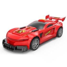 Urban Racing Piros Versenyautó Fénnyel és Hanggal 1:10